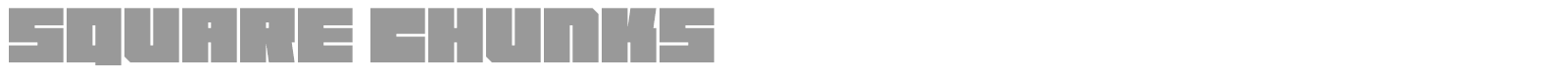 Square Chunks font preview